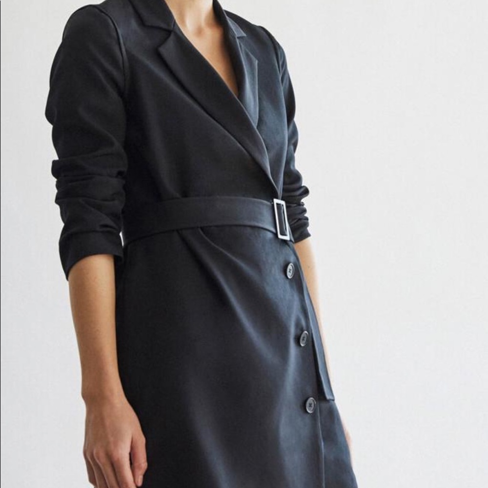 Vetta Capsule Black Belted Blazer Dress XS - NWT
